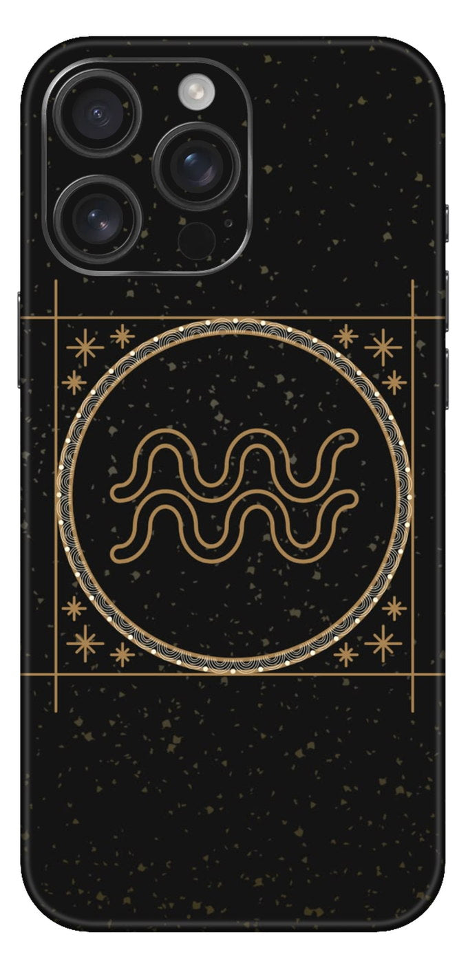 Aquarius Symbol Mobile Skin