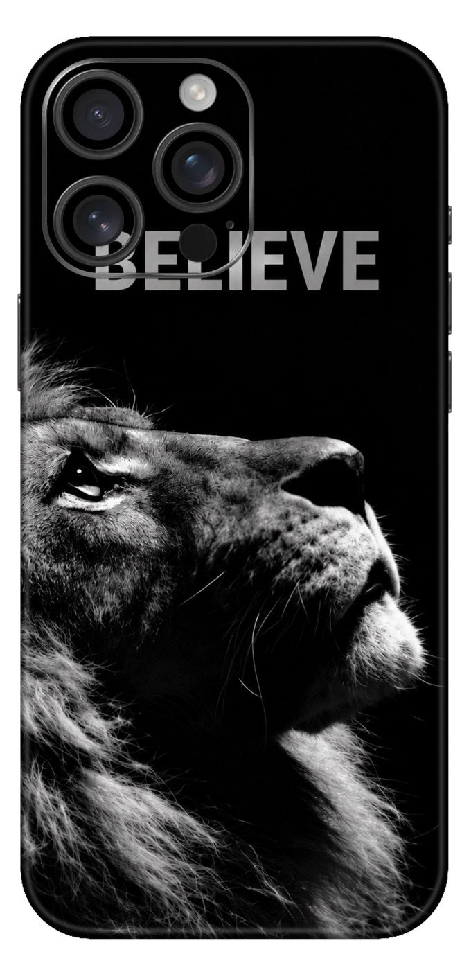 Believe In The Lions Gaze Mobile Skin