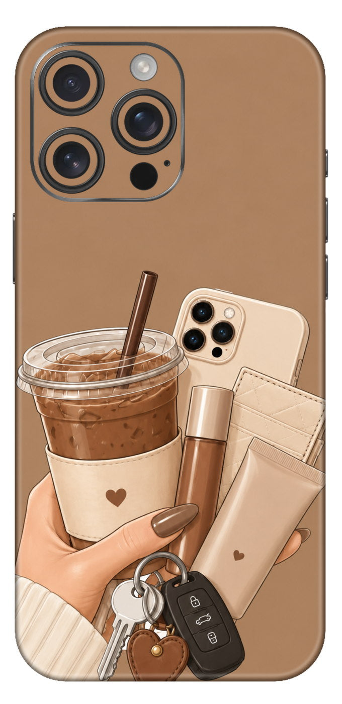 Cozy Mocha Essentials Mobile Skin
