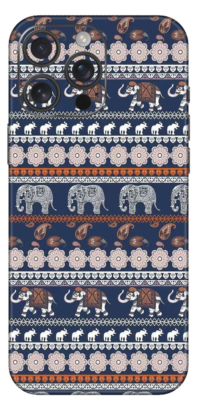 Elephant Warli Mobile Skin