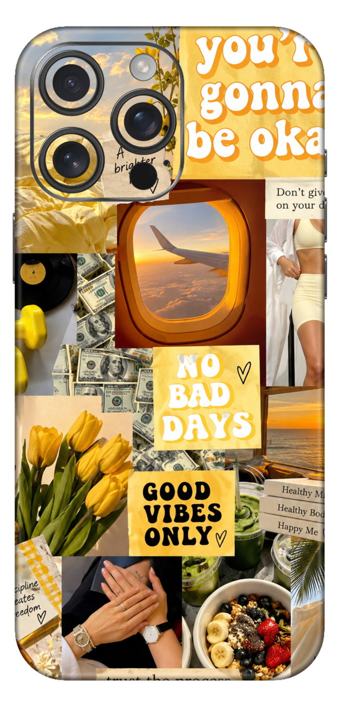 Good Vibes Vision Board Mobile Skin