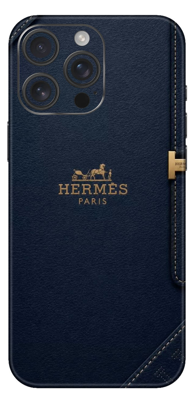 Hermes Blue Mobile Skin