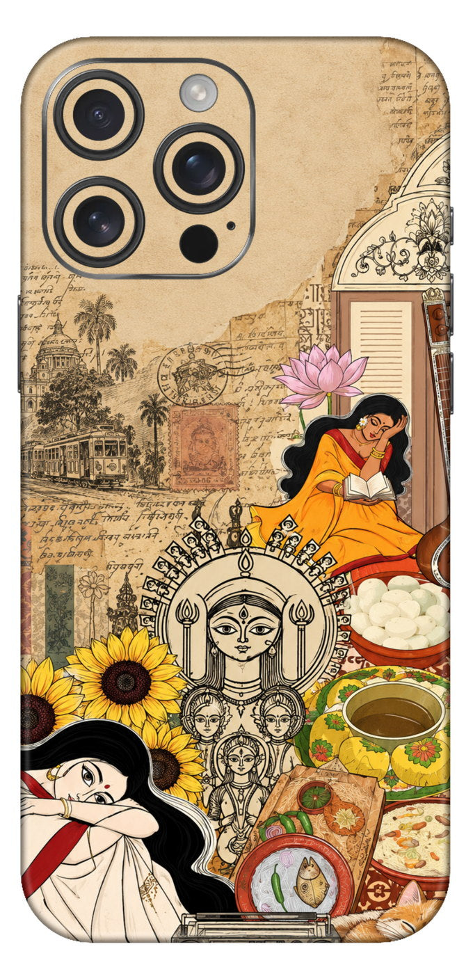 Indian Lady Artform Mobile Skin