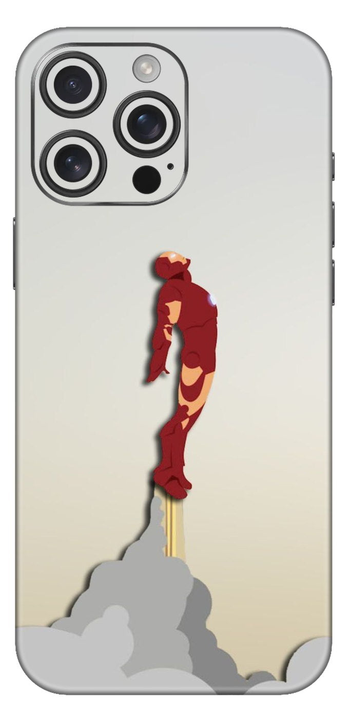 Ironman Flies Up Mobile Skin