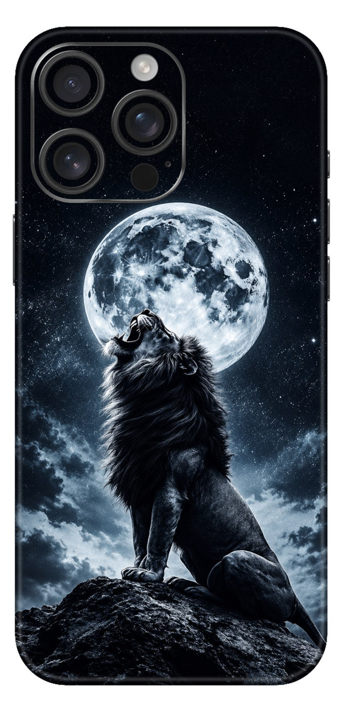 Lions Roar Beneath The Moon Mobile Skin