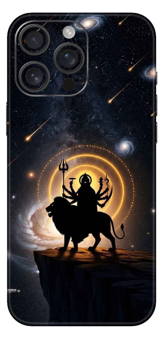 Maa In Celestial Background Mobile Skin