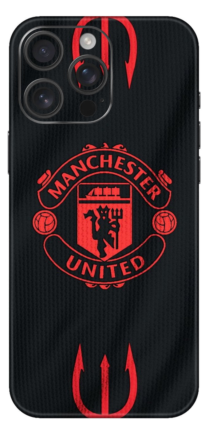 Manchester United In Black Mobile Skin