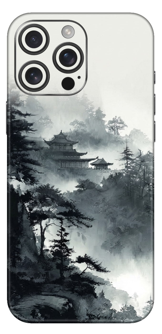 Misty Forest Ink Mobile Skin