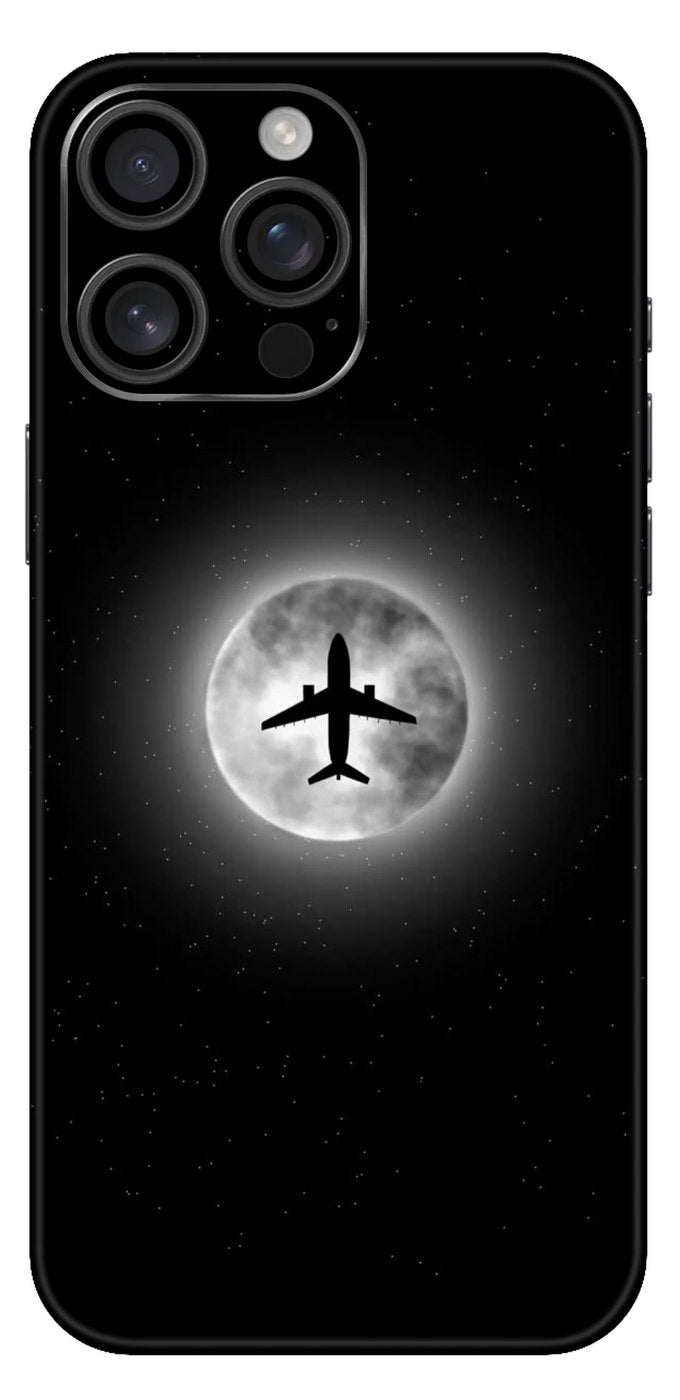 Moon And Plane Aesthetic Mobile Skin