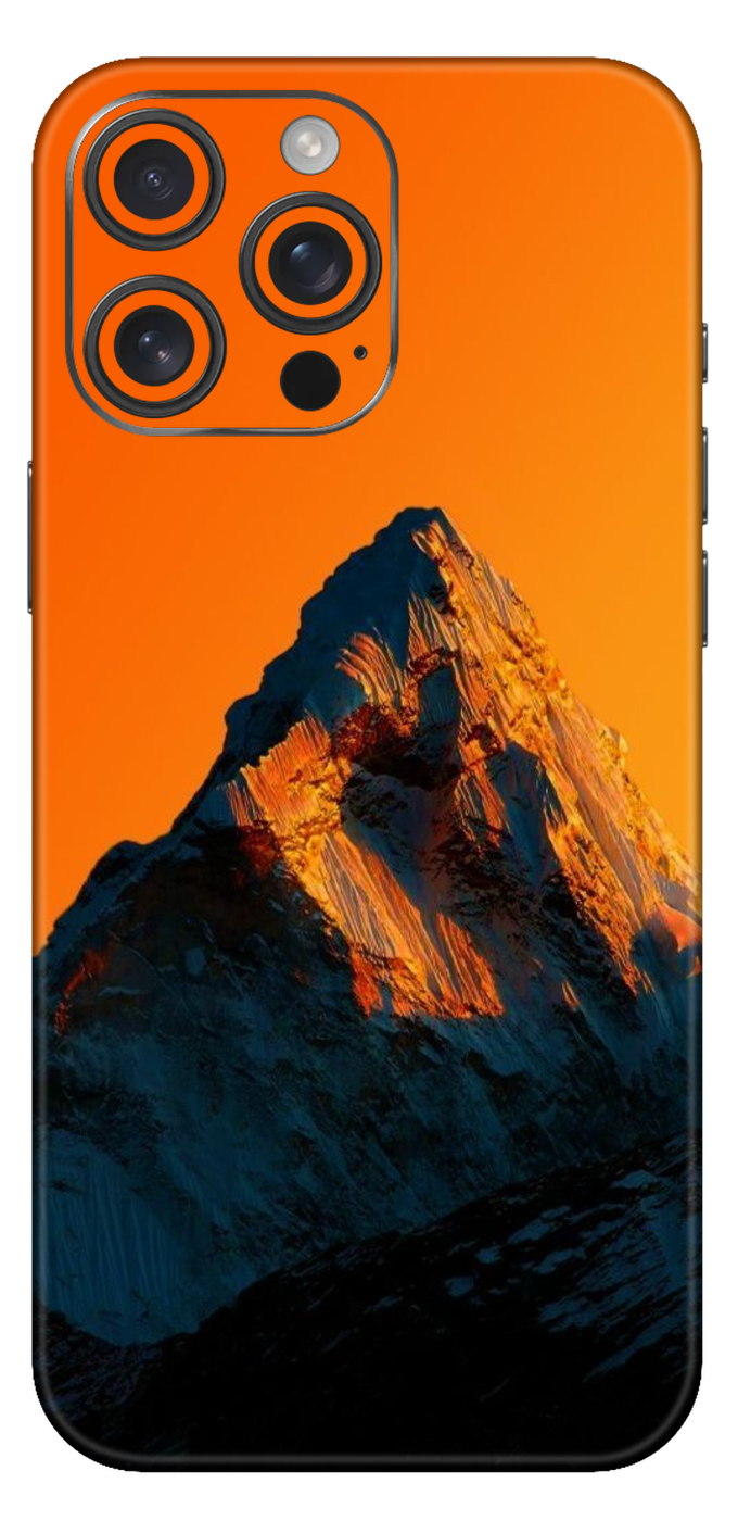 Mountain In Golden Light Mobile Skin