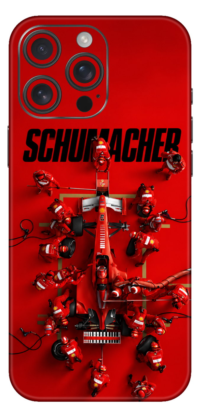 Schumacher Ferrari Pit Stop Mobile Skin