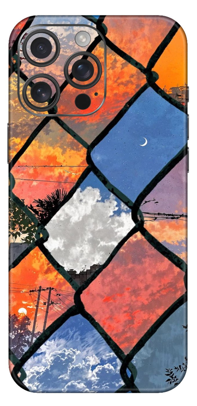 Sky Grid Mobile Skin