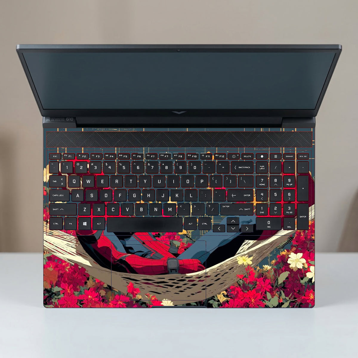 Spiderman Relaxing Laptop Skin