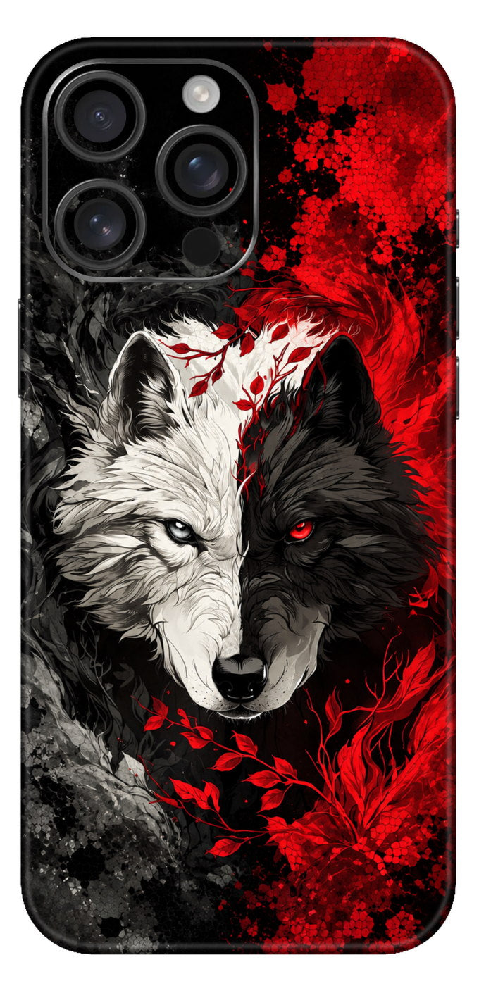Split Shadow Wolf Mobile Skin