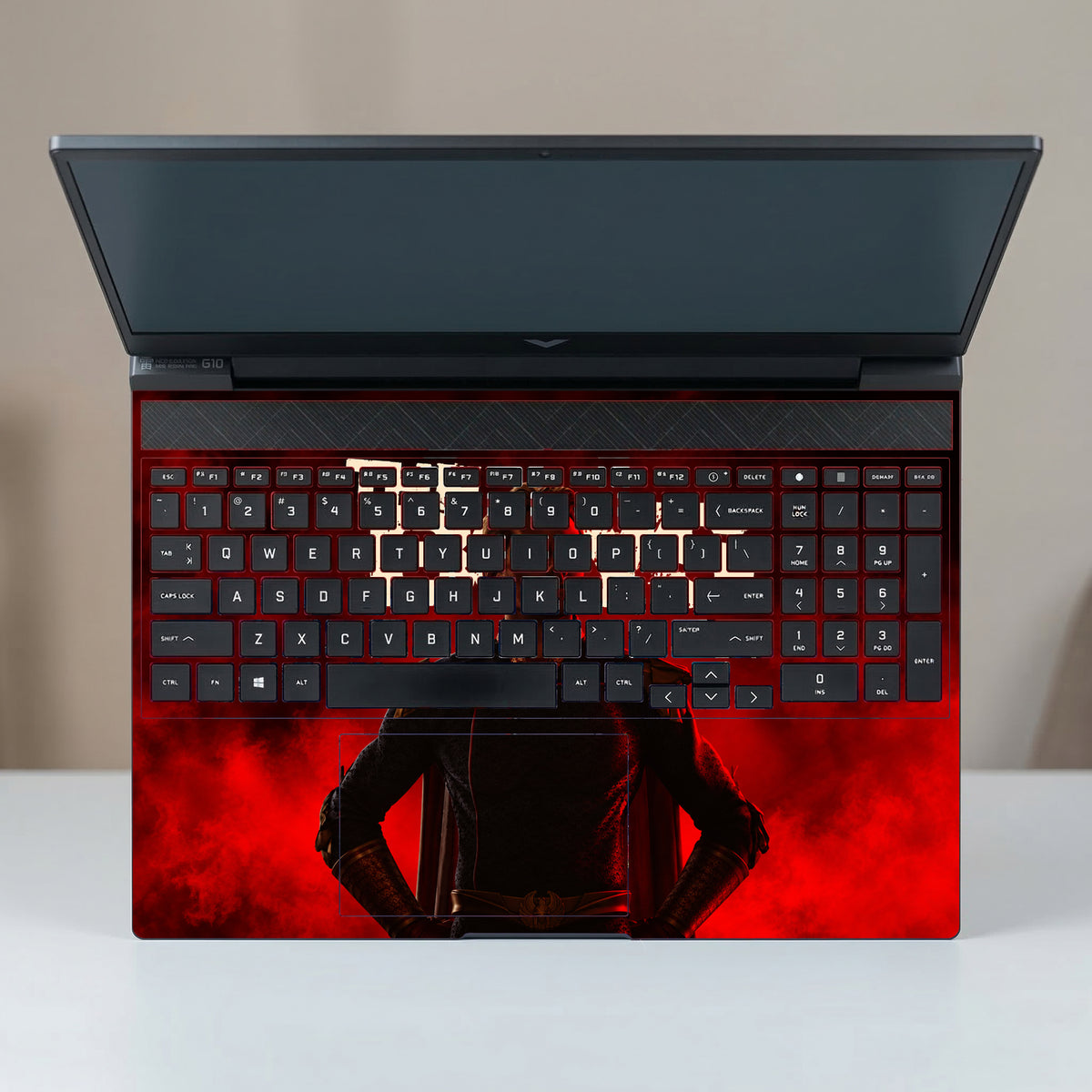 The Boys Crimson Smoke Poster Laptop Skin