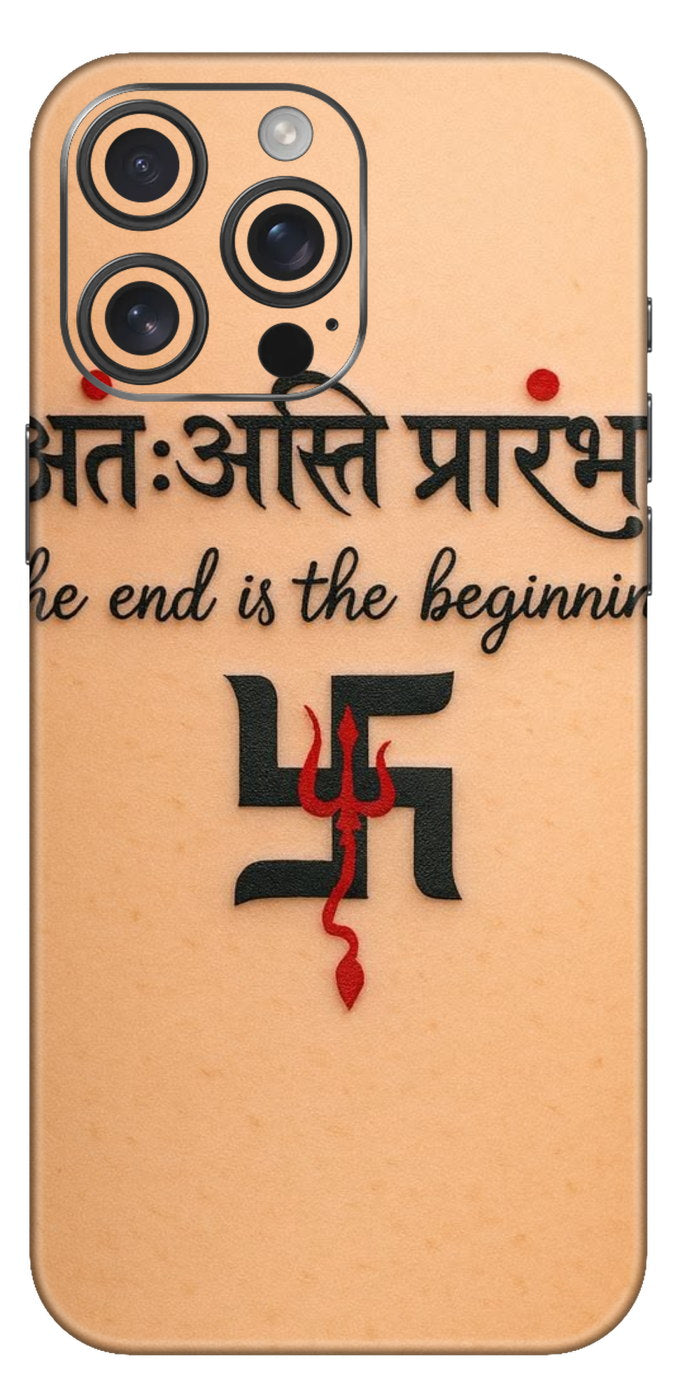 The End Is The Beginning Swastik Mobile Skin