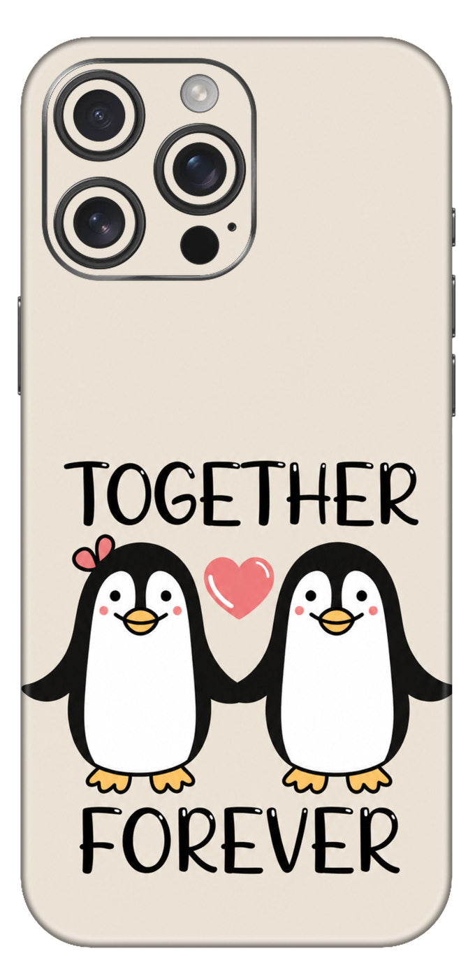 Together Forever Penguin Mobile Skin