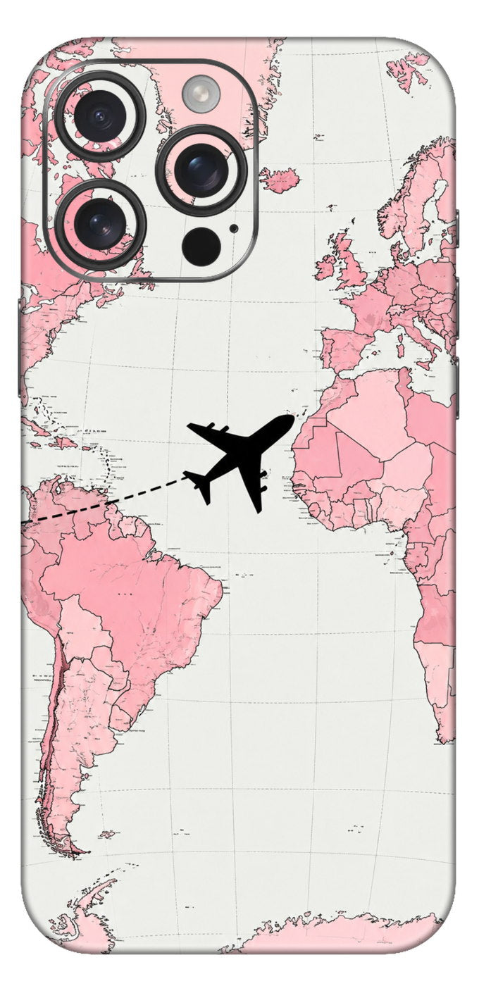 Travel In Pink Mobile Skin