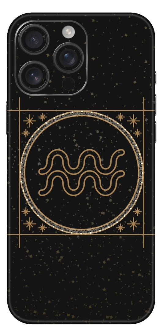 Aquarius Symbol Mobile Skin