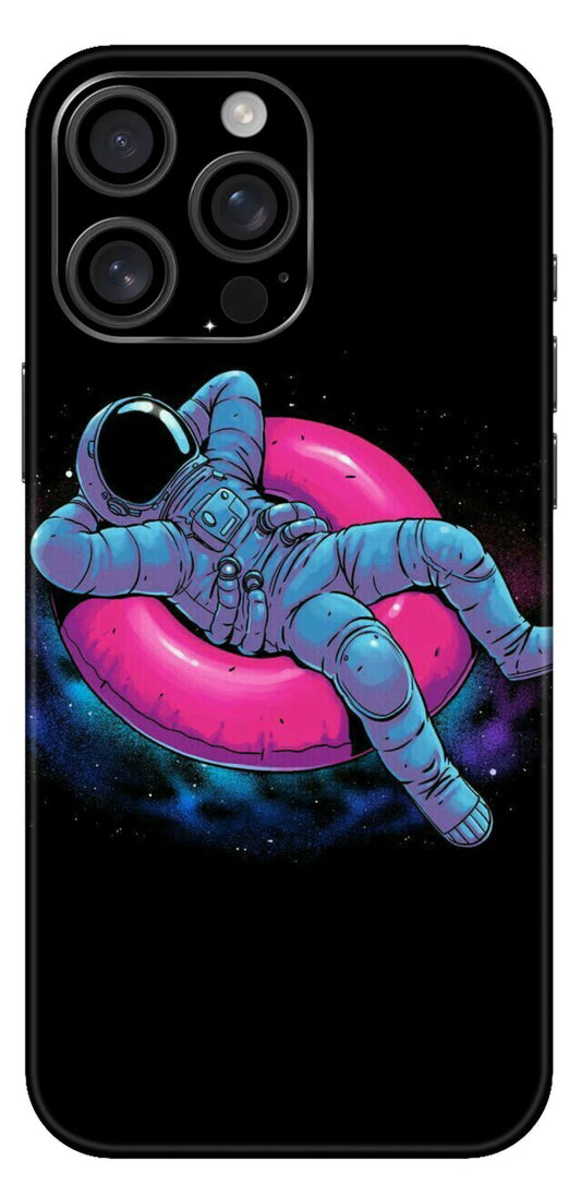 Astronaut Chilling On A Tube Mobile Skin