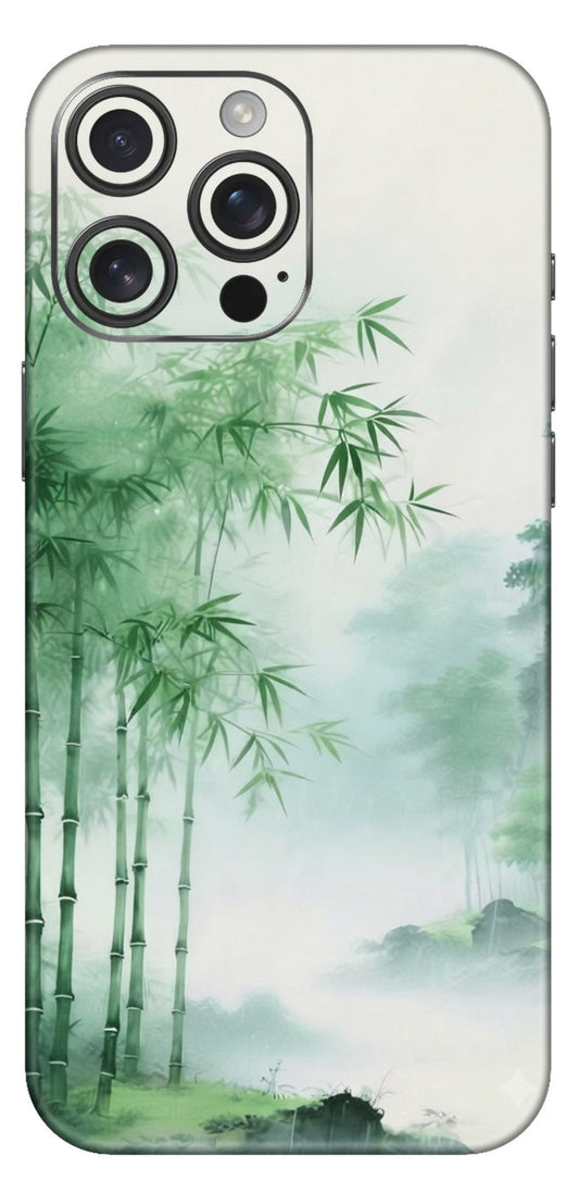 Bamboo Forest Green Mobile Skin