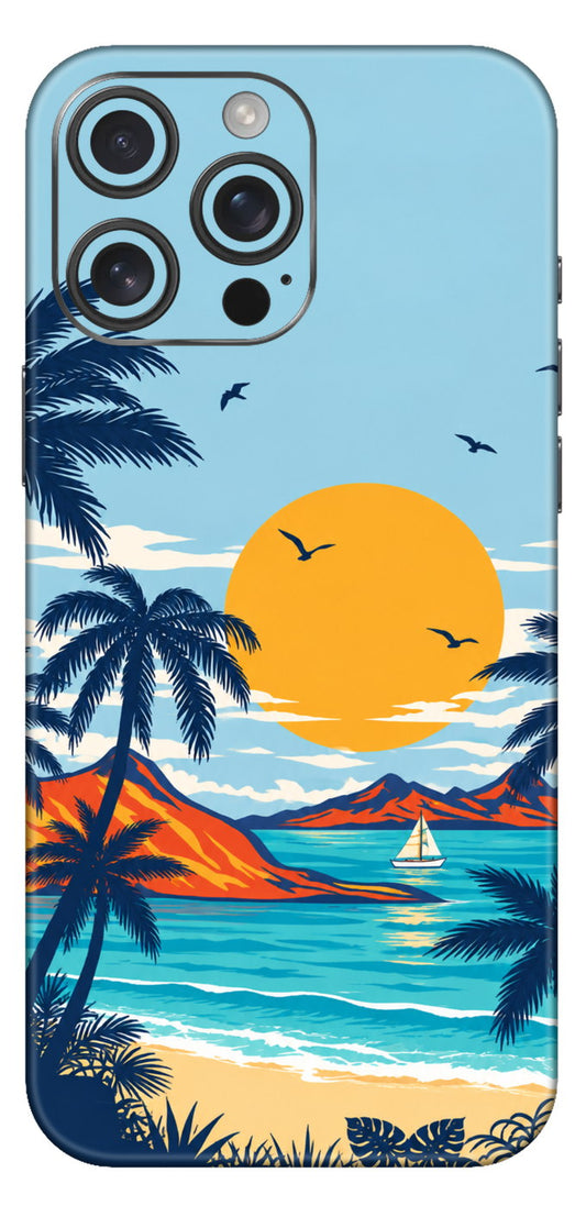 Beach Vacation Mobile Skin