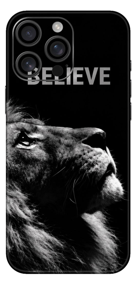 Believe In The Lions Gaze Mobile Skin