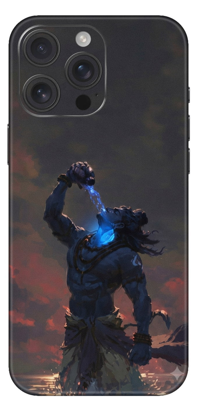 Bhole Saving From Vish Mobile Skin