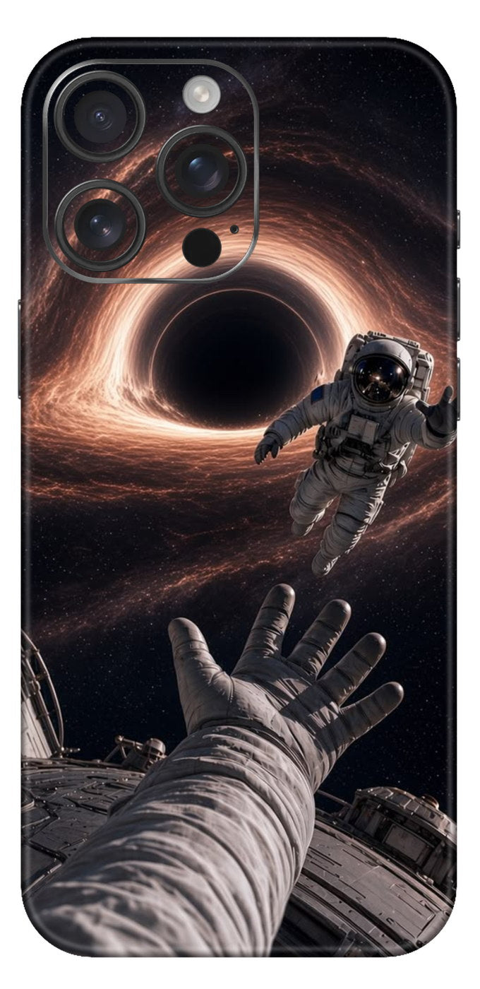 Black Hole Space Vision Mobile Skin