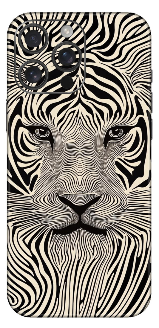 Black And White Tiger Mobile Skin