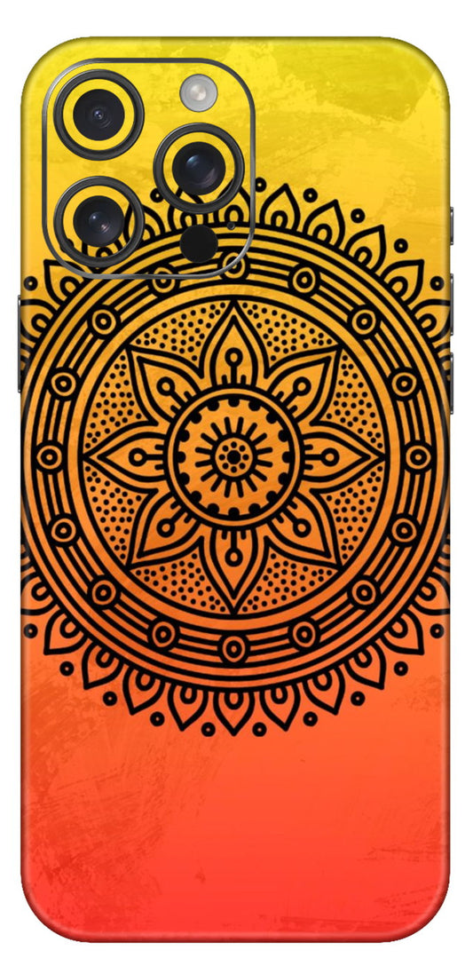 Black Mandala Mobile Skin