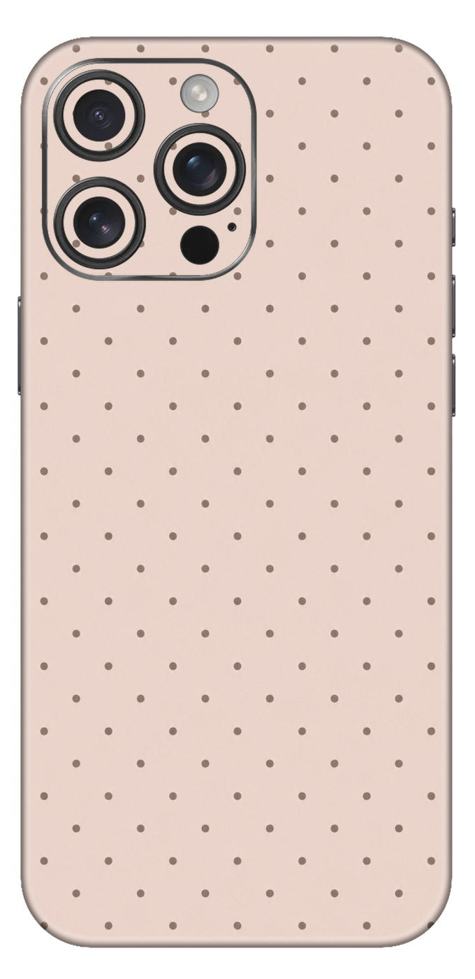 Blush Pink Tape Polka Dot Mobile Skin