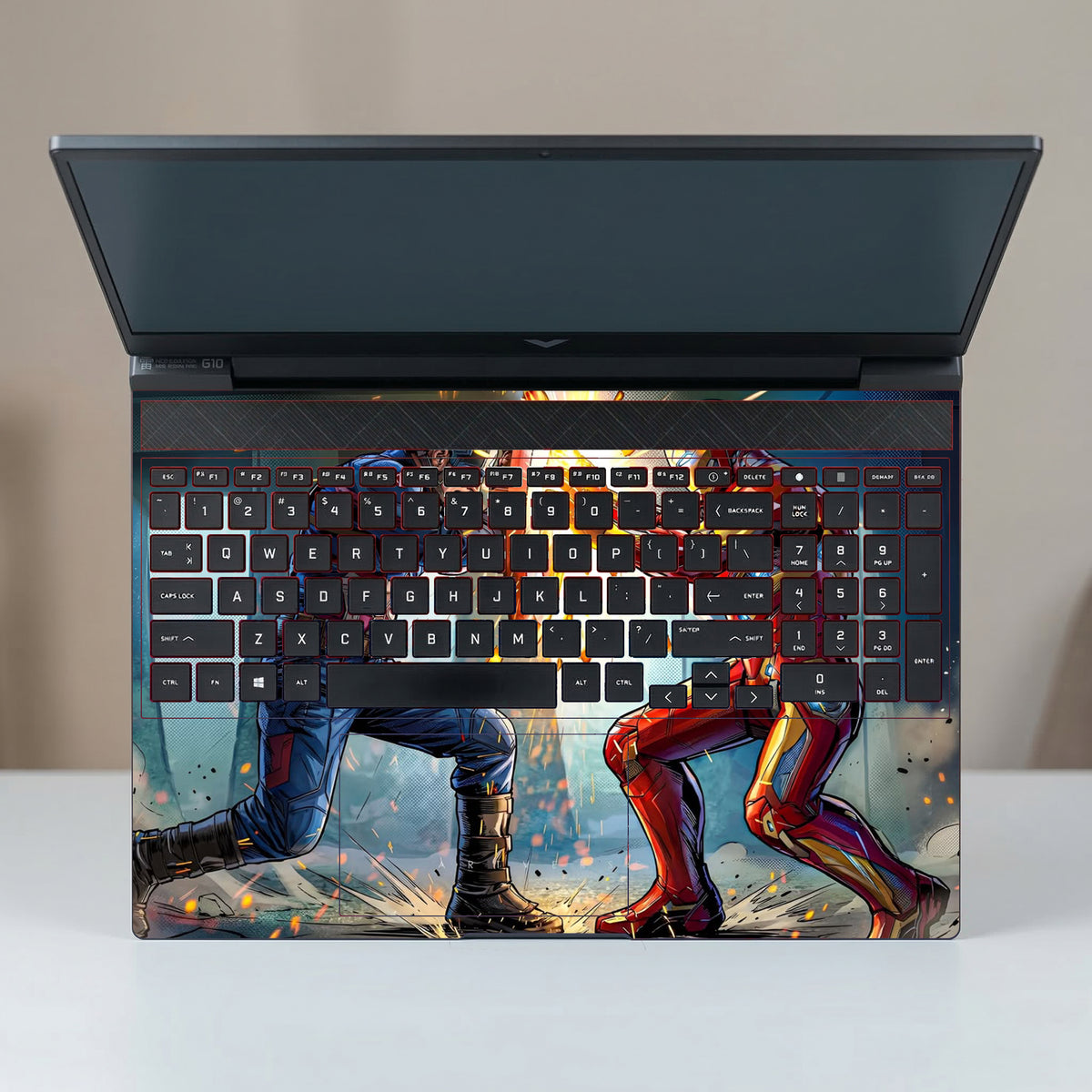 Captain America Civil War Wallpaper Laptop Skin