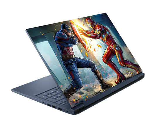 Captain America Civil War Wallpaper Laptop Skin