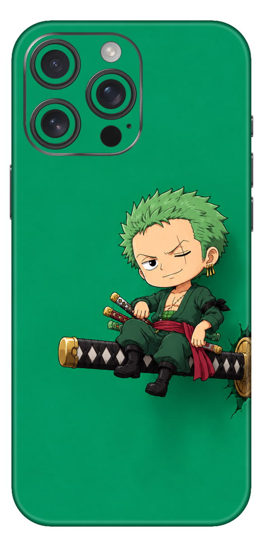 Chibi Style Roronoa Zoro Mobile Skin