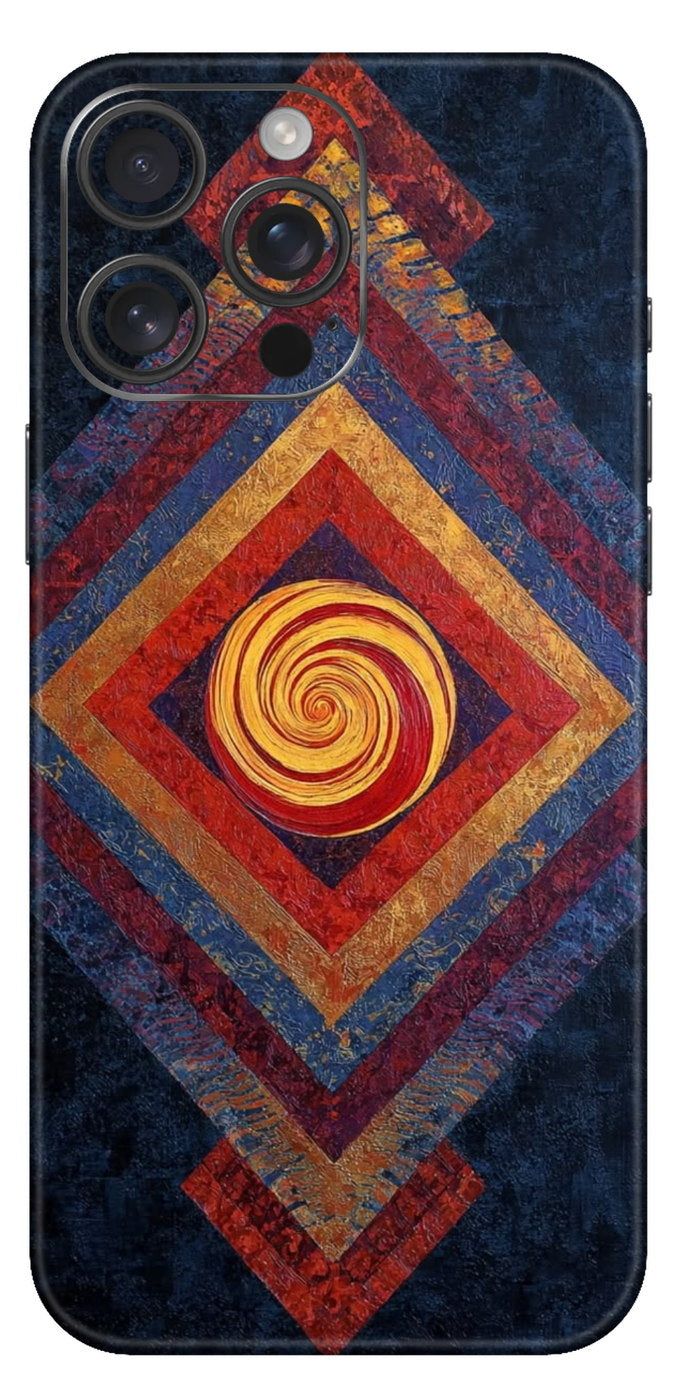 Circle In Triangle Artform Mobile Skin