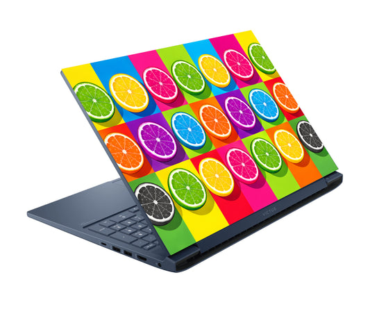 Colorful Lemons Laptop Skin
