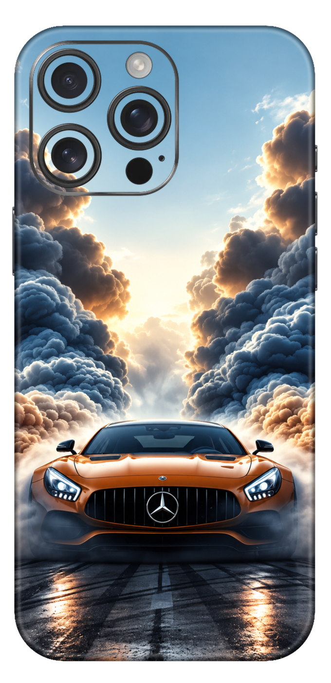 Copper Amg Beneath Stormy Skies Mobile Skin