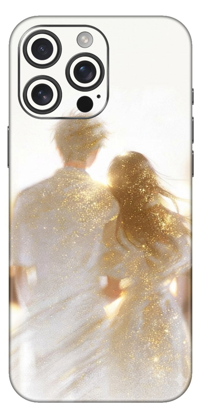 Couple Golden Light Mobile Skin