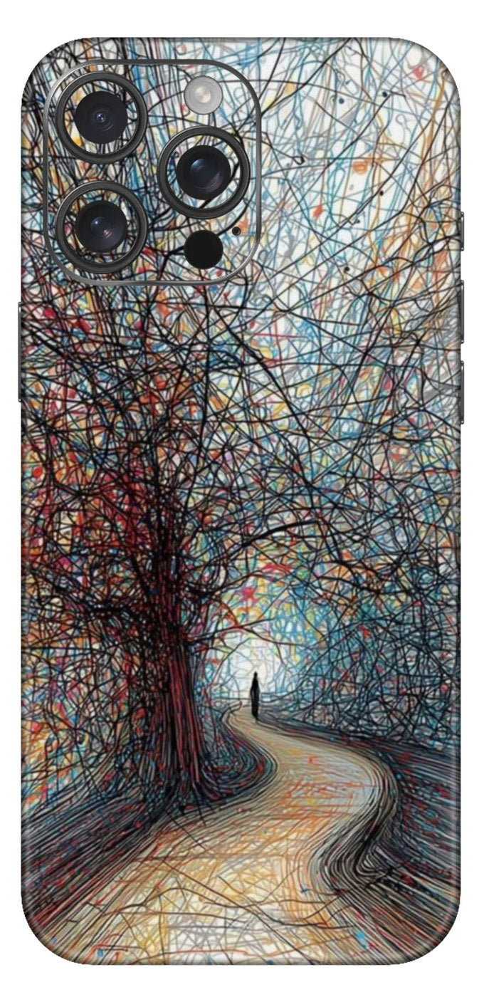 Crayon Forest Mobile Skin