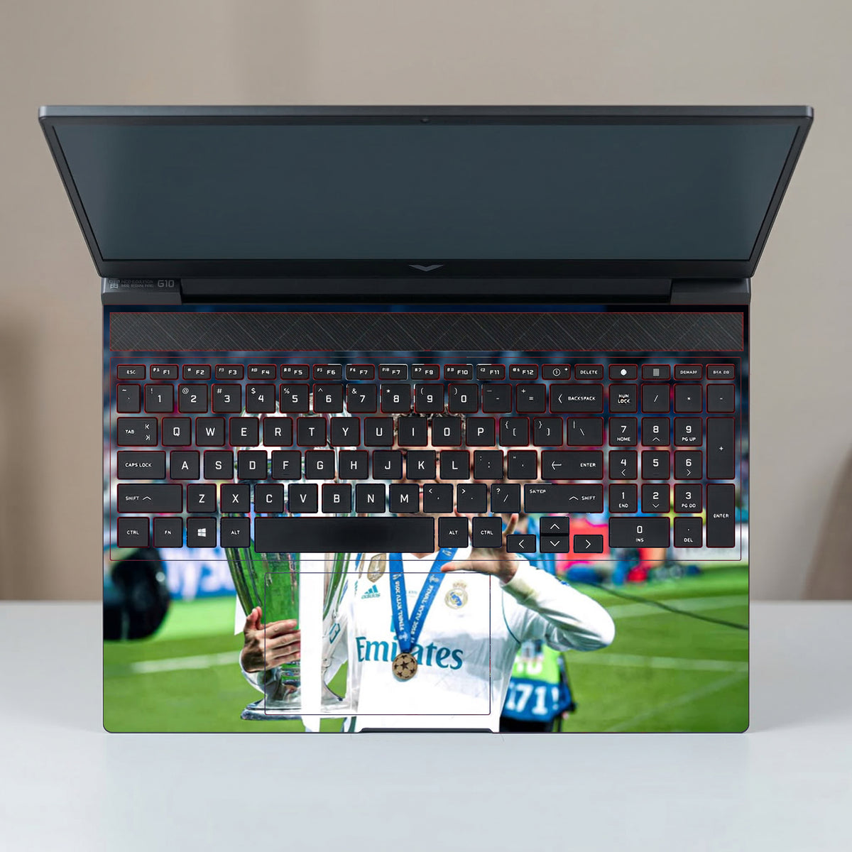 Cristiano Five Champions League Laptop Skin