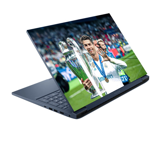Cristiano Five Champions League Laptop Skin