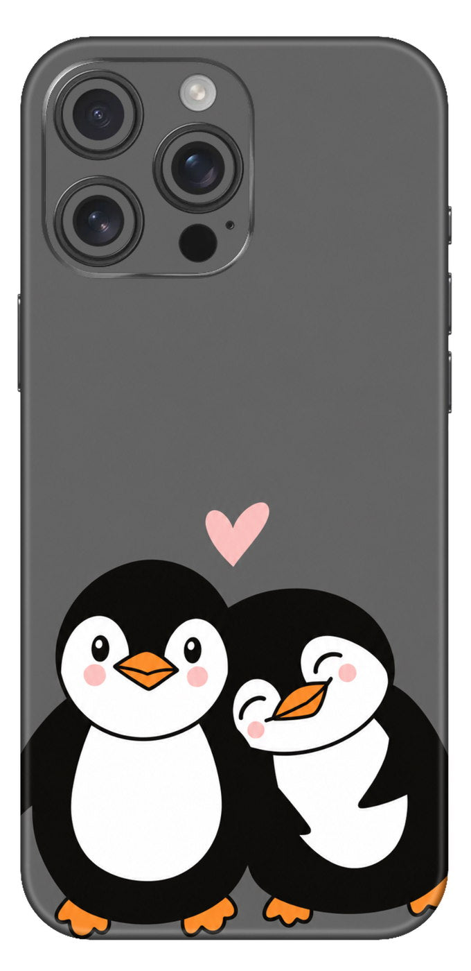 Cuddling Penguin Mobile Skin