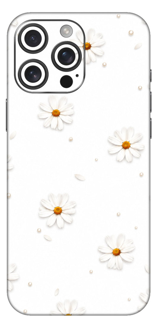 Daisy Floral Pattern Mobile Skin