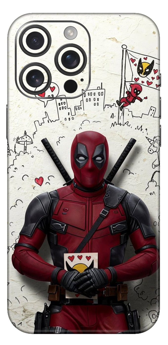 Deadpool Comic Mobile Skin