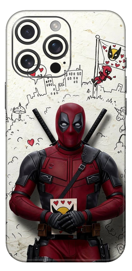 Deadpool Comic Mobile Skin