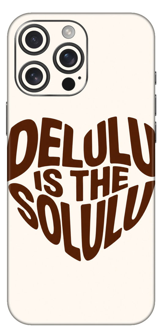 Delulu Is The Solulu Heart Mobile Skin