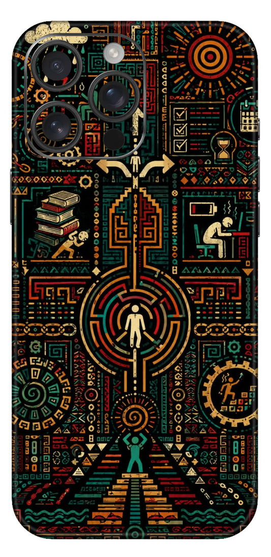Digital Art Working Mobile Skin