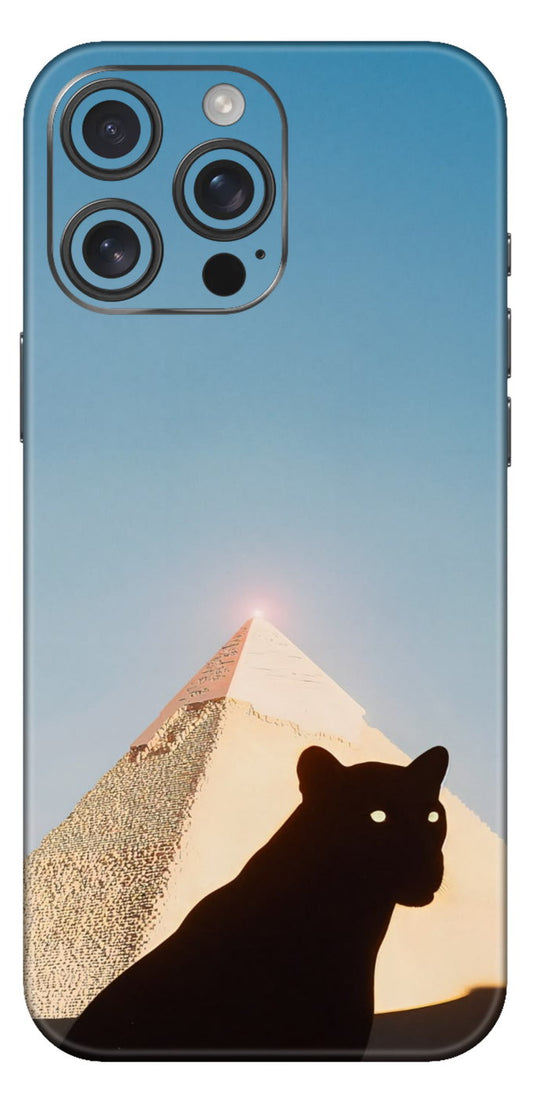 Egypt Pyramid With Cat Mobile Skin