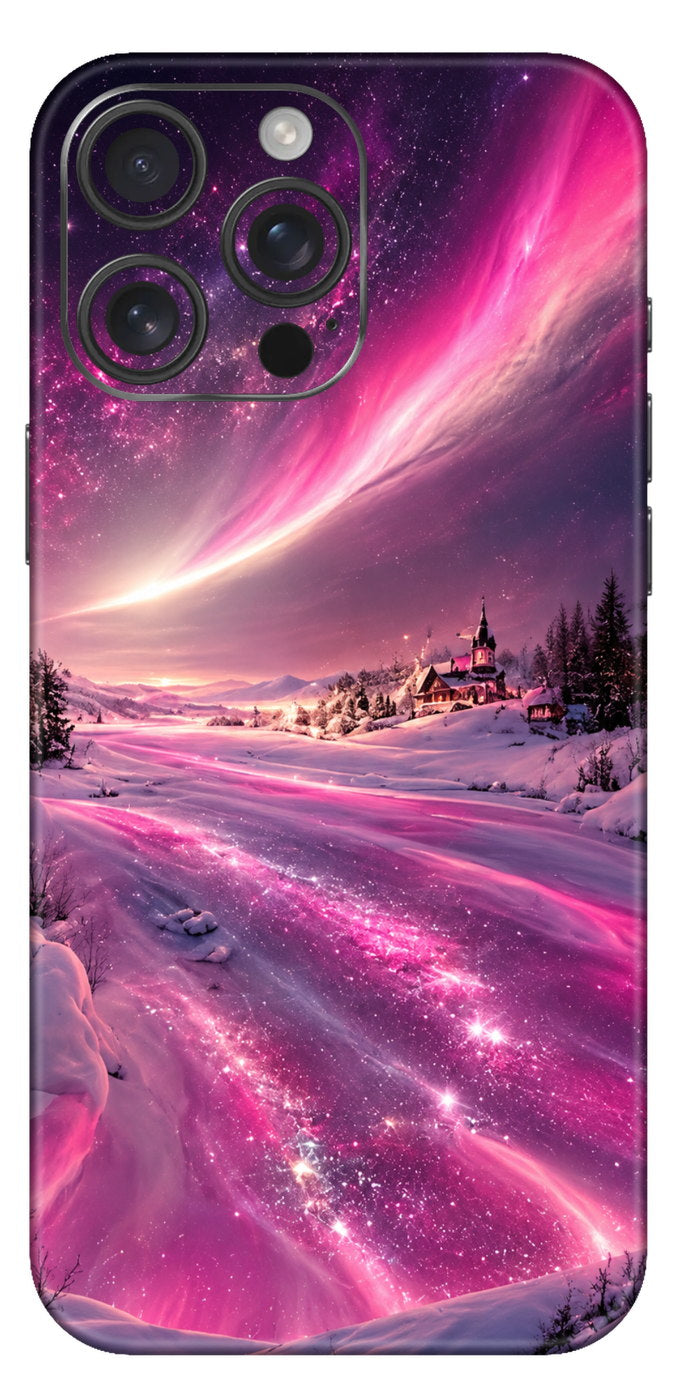 Enchanted Aurora Winter Valley Mobile Skin